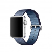 Apple Watch Woven Nylon Band Midnight Blue - оригинална текстилна каишка за Apple Watch 42мм, 44мм, 45мм, Ultra 49мм (син)