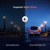 Xiaomi Mi 70mai Smart Dash Camera Lite 2 D10 - видеорегистратор за автомобил (черен) 9