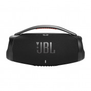 JBL Boombox 3 - водоустойчив безжичен спийкър с вградена батерия, зареждащ мобилни устройства (черен) 