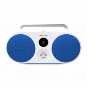 Polaroid P3 Music Player - безжичен портативен спийкър за мобилни устройства (син-бял)