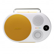 Polaroid P4 Music Player - безжичен портативен спийкър за мобилни устройства (жълт-бял)