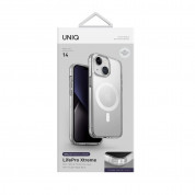 Uniq LifePro Xtreme Magnetic Case - хибриден удароустойчив кейс с MagSafe за iPhone 14 (прозрачен) 5