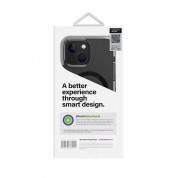 Uniq LifePro Xtreme Magnetic Case - хибриден удароустойчив кейс с MagSafe за iPhone 14 (черен-прозрачен) 7
