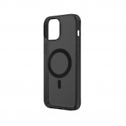 Uniq LifePro Xtreme Magnetic Case - хибриден удароустойчив кейс с MagSafe за iPhone 14 (черен-прозрачен) 2