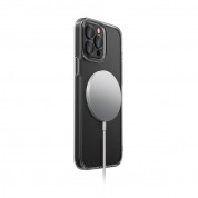 Uniq LifePro Xtreme Magnetic Case - хибриден удароустойчив кейс с MagSafe за iPhone 14 (черен-прозрачен) 5