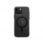 Uniq LifePro Xtreme Magnetic Case - хибриден удароустойчив кейс с MagSafe за iPhone 14 (черен-прозрачен) 1