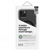 Uniq LifePro Xtreme Magnetic Case - хибриден удароустойчив кейс с MagSafe за iPhone 14 Plus (черен-прозрачен) 8