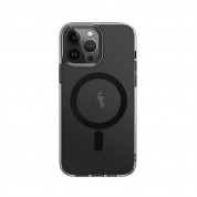 Uniq LifePro Xtreme Magnetic Case - хибриден удароустойчив кейс с MagSafe за iPhone 14 Pro Max (черен-прозрачен) 1