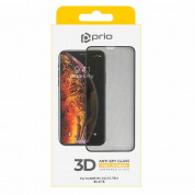 Prio 3D Anti-Spy Full Screen Curved Tempered Glass - калено стъклено защитно покритие с определен ъгъл на виждане за дисплея на Samsung Galaxy S22 Ultra (черен-прозрачен) 5