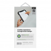 Uniq Combat MagClick Case - хибриден удароустойчив кейс за с MagSafe за iPhone 14 Pro (черен-прозрачен) 4