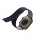Uniq Revix Silicone Magnetic Strap - двулицевва магнитна силиконова каишка за Apple Watch 42мм, 44мм, 45мм, Ultra 49мм (тъмносин-сив) 2