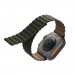 Uniq Revix Silicone Magnetic Strap - двулицева магнитна силиконова каишка за Apple Watch 42мм, 44мм, 45мм, Ultra 49мм (тъмнозелен-бежoв) 2