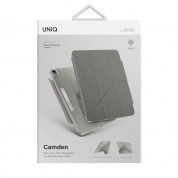 Uniq Camden Slim Case - хибриден кейс и поставка за iPad 10 (2022) (сив) 7