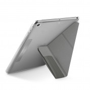 Uniq Camden Slim Case - хибриден кейс и поставка за iPad 10 (2022) (сив) 5