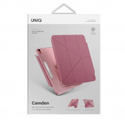 Uniq Camden Slim Case - хибриден кейс и поставка за iPad 10 (2022) (розов) 5