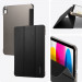 Spigen Liquid Air Folio Case - силиконов (TPU) кейс с висока степен на защита и поставка за iPad 10 (2022) (черен) 9
