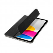 Spigen Liquid Air Folio Case - силиконов (TPU) кейс с висока степен на защита и поставка за iPad 10 (2022) (черен) 5