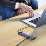 Baseus USB-C 8K Metal Gleam Series 12-in-1 Hub (WKWG020213) (space gray) 6