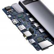 Baseus USB-C 8K Metal Gleam Series 12-in-1 Hub (WKWG020213) (space gray) 5