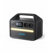 Anker PowerHouse 535 Power Station 500W - мощна външна батерия с AC (220V за ел. мрежа), USB-C, 3xUSB-A изходи и гнездо за кола (черен)
