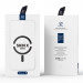 Dux Ducis Skin X Pro Magnetic Wallet Case - удароустойчив хибриден кожен кейс с отделение за карти и MagSafe за iPhone 14 Pro Max (черен-прозрачен) 12