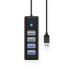 Orico USB-A 3.0 4-Port Hub (PW4U-U3-015-BK-EP) - 4-портов USB-A 3.0 хъб за MacBook, преносими и настолни компютри (15 см) (черен) 2