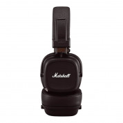 Marshall Major IV Bluetooth - безжични слушалки с микрофон за смартфони и мобилни устройства (кафяв) 2