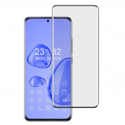 Premium Full Glue 5D Tempered Glass - обхващащо и ръбовете стъклено защитно покритие за дисплея на Xiaomi 12, Xiaomi 12X (черен)