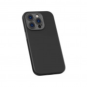 Baseus Liquid Silica MagSafe Gel Case Set (ARYC000101) - силиконов (TPU) калъф с MagSafe и стъклено защитно покритие за дисплея за iPhone 14 Pro (черен) 2
