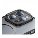 Baseus Glitter MagSafe Hybrid Protection Set - хибриден удароустойчив кейс с MagSafe и стъклено защитно покритие за дисплея на iPhone 14 Pro (черен-прозрачен) 5