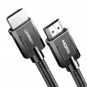 Ugreen High Definition Series HDMI 2.1, 8K 60Hz Cable - високоскоростен 8K HDMI към HDMI кабел (300 см) (черен)  1