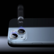 Baseus Camera Tempered Glass Lens Protector (SGZT030002) - предпазни стъклени лещи за камерата на iPhone 14, iPhone 14 Plus (прозрачен) 8