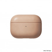 Nomad Horween Leather Case - кожен (естествена кожа) кейс за Apple Airpods Pro 2 (бежов) 2