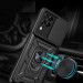 Tech-Protect CamShield Pro Hard Case - хибриден удароустойчив кейс с пръстен против изпускане за Samsung Galaxy M33 5G (черен) 3