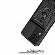 Tech-Protect CamShield Pro Hard Case - хибриден удароустойчив кейс с пръстен против изпускане за Samsung Galaxy M33 5G (черен) 1