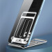 Dudao F14 Foldable Smartphone Stand - сгъваема алуминиева поставка за мобилни телефони до 7 инча (тъмносив) 4