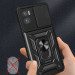 Tech-Protect CamShield Pro Hard Case - хибриден удароустойчив кейс с пръстен против изпускане за Motorola Moto E22, Moto E22i (черен) 6