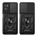 Tech-Protect CamShield Pro Hard Case - хибриден удароустойчив кейс с пръстен против изпускане за Motorola Moto E22, Moto E22i (черен) 2
