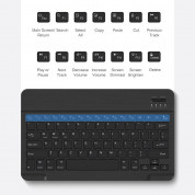 Baseus Brilliance Keyboard Case (ARJK000113) - кожен калъф и безжична блутут клавиатура за iPad Pro 12.9 M2 (2022), iPad Pro 12.9 M1 (2021), iPad Pro 12.9 (2020), iPad Pro 12.9 (2018) (черен) 17