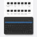 Baseus Brilliance Keyboard Case (ARJK000113) - кожен калъф и безжична блутут клавиатура за iPad Pro 12.9 M2 (2022), iPad Pro 12.9 M1 (2021), iPad Pro 12.9 (2020), iPad Pro 12.9 (2018) (черен) 18