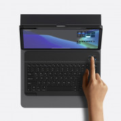 Baseus Brilliance Keyboard Case (ARJK000113) - кожен калъф и безжична блутут клавиатура за iPad Pro 12.9 M2 (2022), iPad Pro 12.9 M1 (2021), iPad Pro 12.9 (2020), iPad Pro 12.9 (2018) (черен) 9