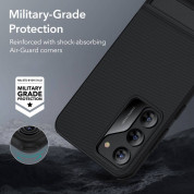 ESR Air Shield Boost Case - удароустойчив хибриден кейс с вградена поставка за Samsung Galaxy S23 Plus (черен) 2