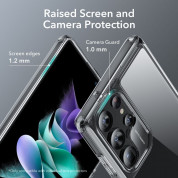 ESR Air Shield Boost Case - удароустойчив хибриден кейс с вградена поставка за Samsung Galaxy S23 Ultra (прозрачен) 4