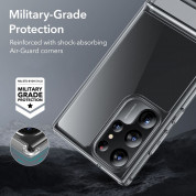 ESR Air Shield Boost Case - удароустойчив хибриден кейс с вградена поставка за Samsung Galaxy S23 Ultra (прозрачен) 3