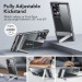 ESR Air Shield Boost Case - удароустойчив хибриден кейс с вградена поставка за Samsung Galaxy S23 Ultra (прозрачен) 2