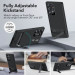 ESR Air Shield Boost Case - удароустойчив хибриден кейс с вградена поставка за Samsung Galaxy S23 Ultra (черен) 2
