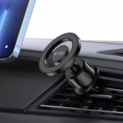 Tech-Protect N51 Magnetic Dashboard and Vent Car Mount - магнитнна поставка за таблото, стъклото или радиатора на кола за iPhone с MagSafe (черен) 7