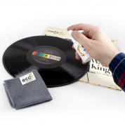 Ecomoist Natural Vinyl Cleaner 50ml with Fine Microfiber Towel - антибактериален спрей и микрофибърна кърпичка за почистване на музикални плочи и дискове  3