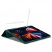 Spigen Urban Fit Case - термополиуретанов (TPU) кейс с поставка и отделение за Apple Pencil 2 за iPad Pro 12.9 M2 (2022), iPad Pro 12.9 M1 (2021) (зелен) 6