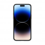Spigen Optik Crystal Case - тънък силиконов (TPU) калъф за iPhone 14 Pro (сив-прозрачен) 2